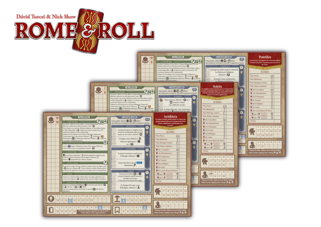 ROME & ROLL - Ext. Personnages