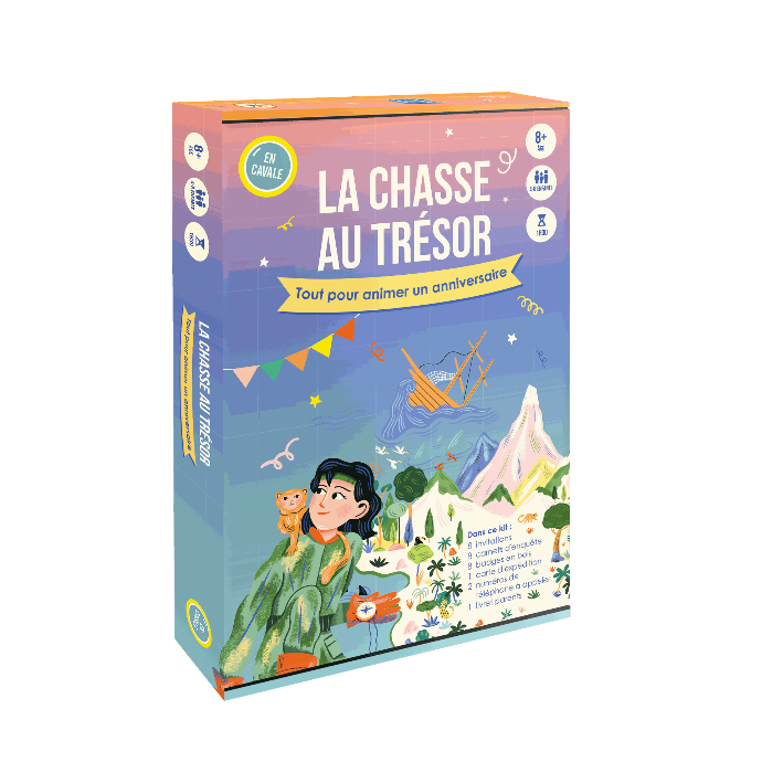 ENQUÊTE ANNIVERSAIRE - LA CHASSE AU TRÉSOR - L'ÎLE TROPICALE (3+1)