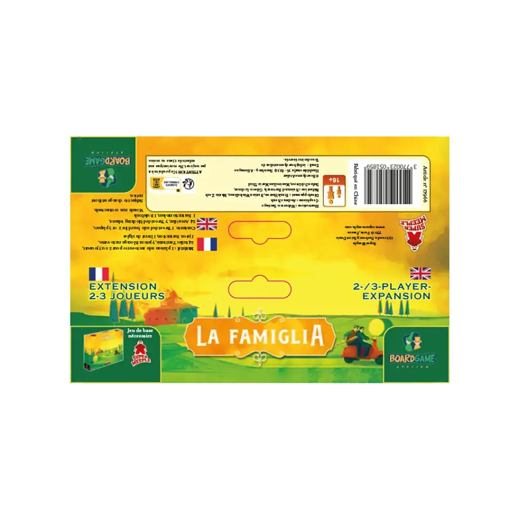 LA FAMIGLIA - EXT. 2/3 JOUEURS
