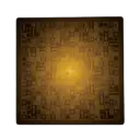 TAPIS 60X60 - SIGNATURE - AMBRE