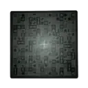 PLAYMAT 76X76 - SIGNATURE - GRAPHITE