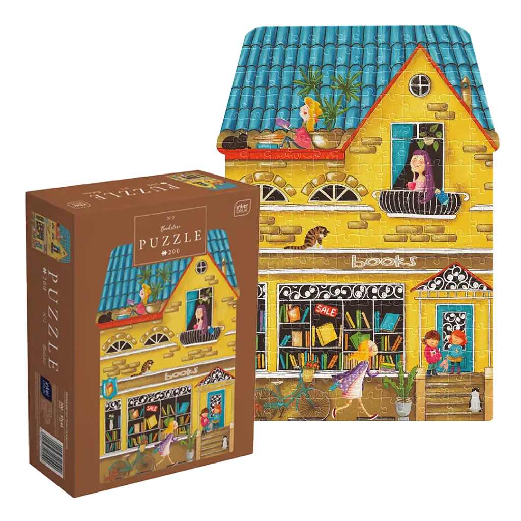 INTERDRUK - PUZZLE 200 - SHAPE HOUSE 2