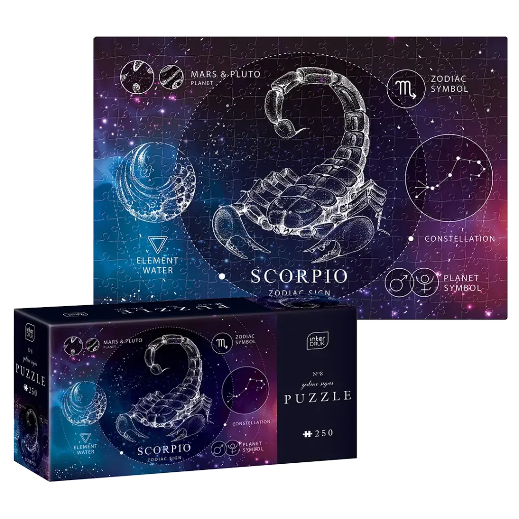 INTERDRUK - PUZZLE 250 - ZODIAC SIGNS 8 SCORPIO