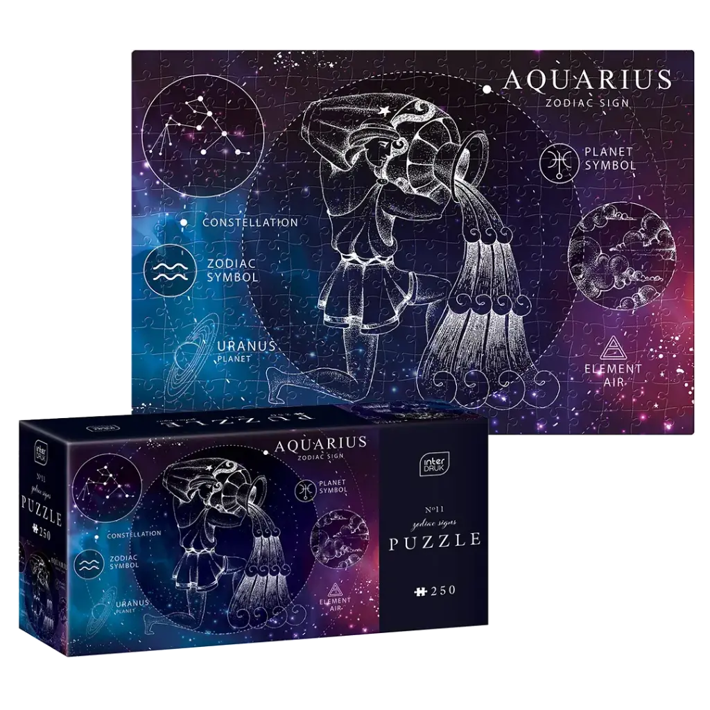 INTERDRUK - PUZZLE 250 - ZODIAC SIGNS 11 AQUARIUS