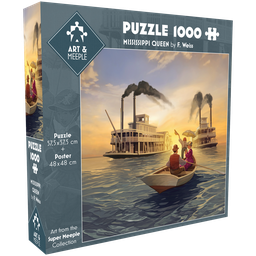 [02074] ART&amp;MEEPLE - Mississippi Queen