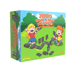 [02196] Jumbo Black &amp; White Dominoes