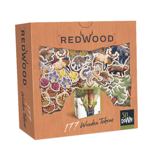 [02368] Redwood: 170 wooden tokens (basic game)