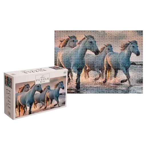 [03855] PUZZLE 1000 - WILD HORSES 4