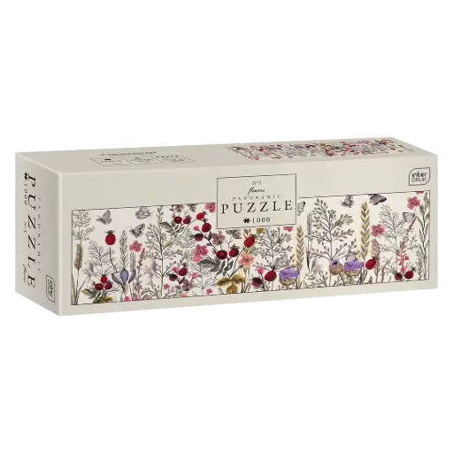 [03907] PUZZLE PANORAMIC 1000 - FLOWERS 1