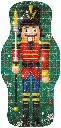 Puzzle 502 el. Shape Christmas 3 Nutcracker Green_5902277396136_plansza.webp