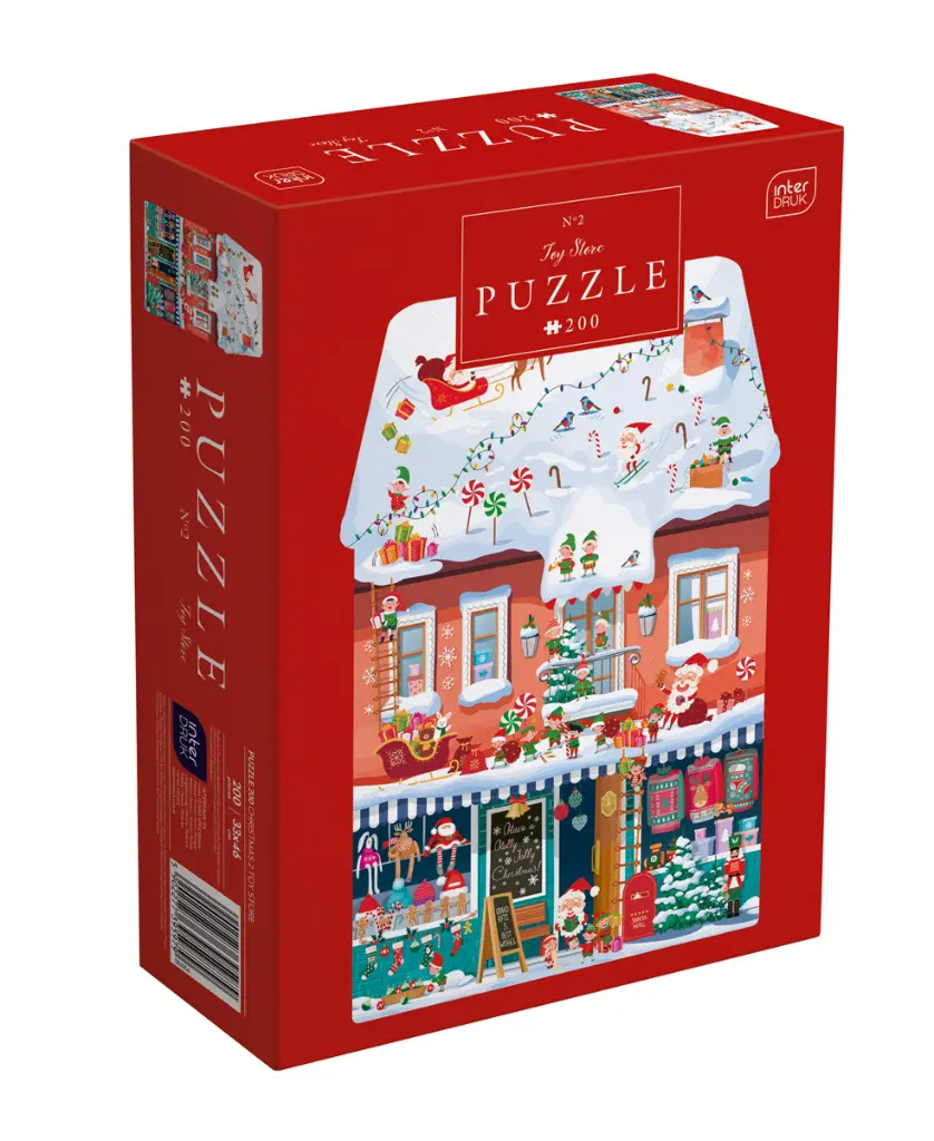 Puzzle 200 el. shape Christmas 2 Toy Store_5902277395979_pudelko.webp