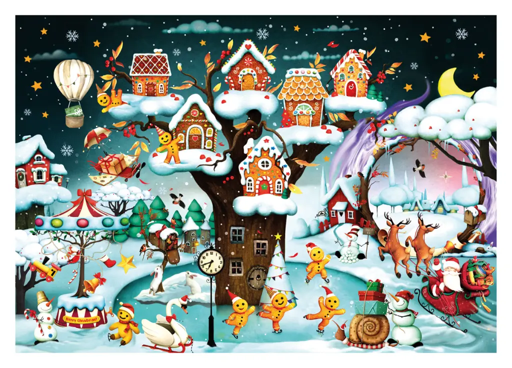 Puzzle 500 el. Christmas 4 Gingerbread World_5902277396044_wkladka.webp