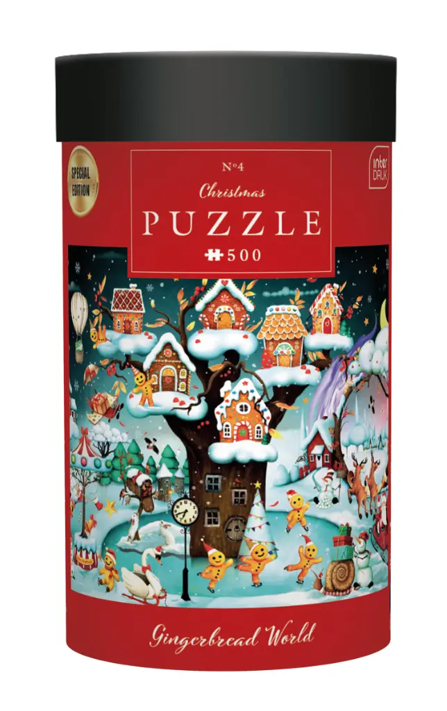 Puzzle 500 el. Christmas 4 Gingerbread World_5902277396044_tuba.webp