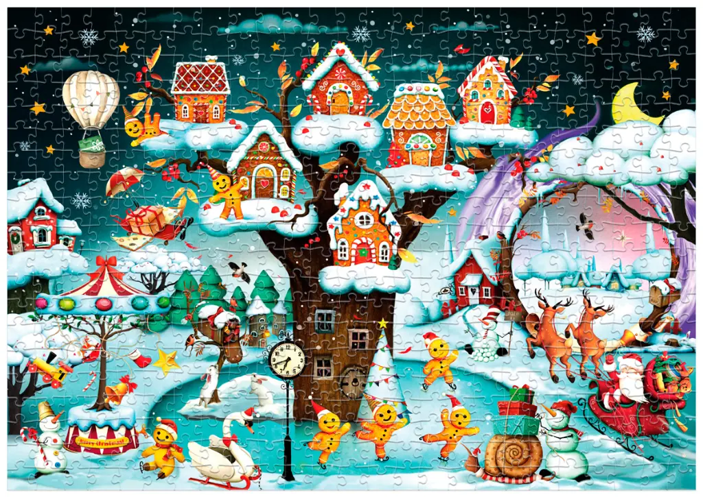 Puzzle 500 el. Christmas 4 Gingerbread World_5902277396044_plansza.webp