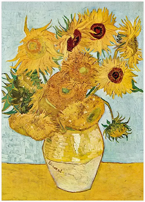 Puzzle 1000 Art 17 Vincent van Gogh Sunflowers 5902277406316 plansza_bez_wykrojnika 72ppi.webp