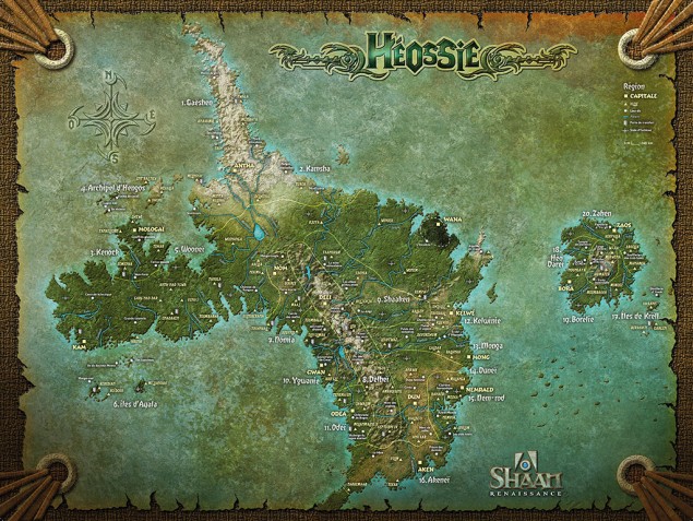 SHAAN - Carte de Monde