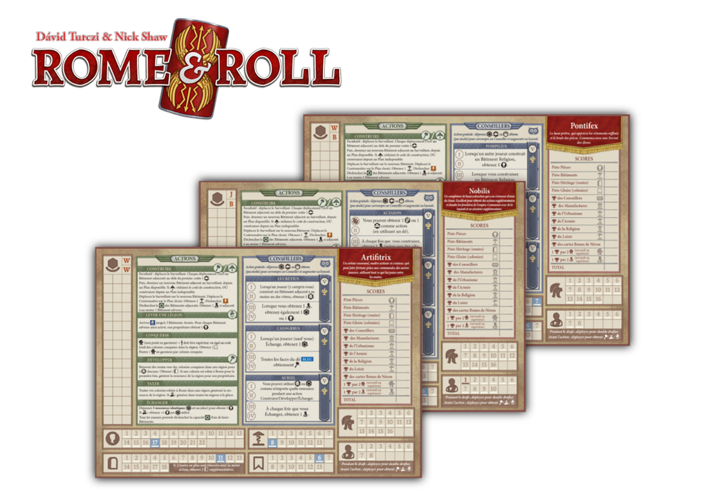 ROME & ROLL - Ext. Personnages (DS)