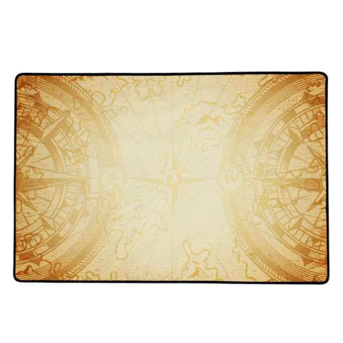 PLAYMAT Compass Sepia 60x40