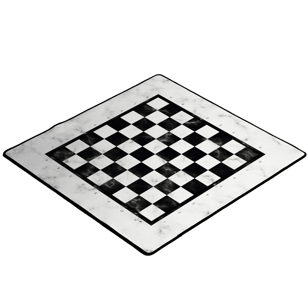 PLAYMAT Chess White 40x40