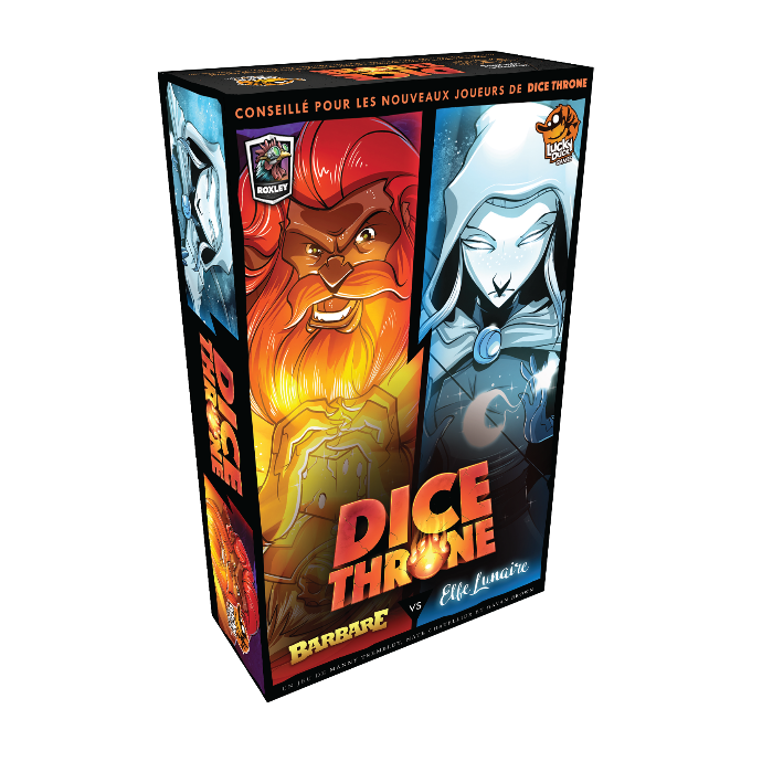 DICE THRONE S1 - BARBARE VS ELFE LUNAIRE