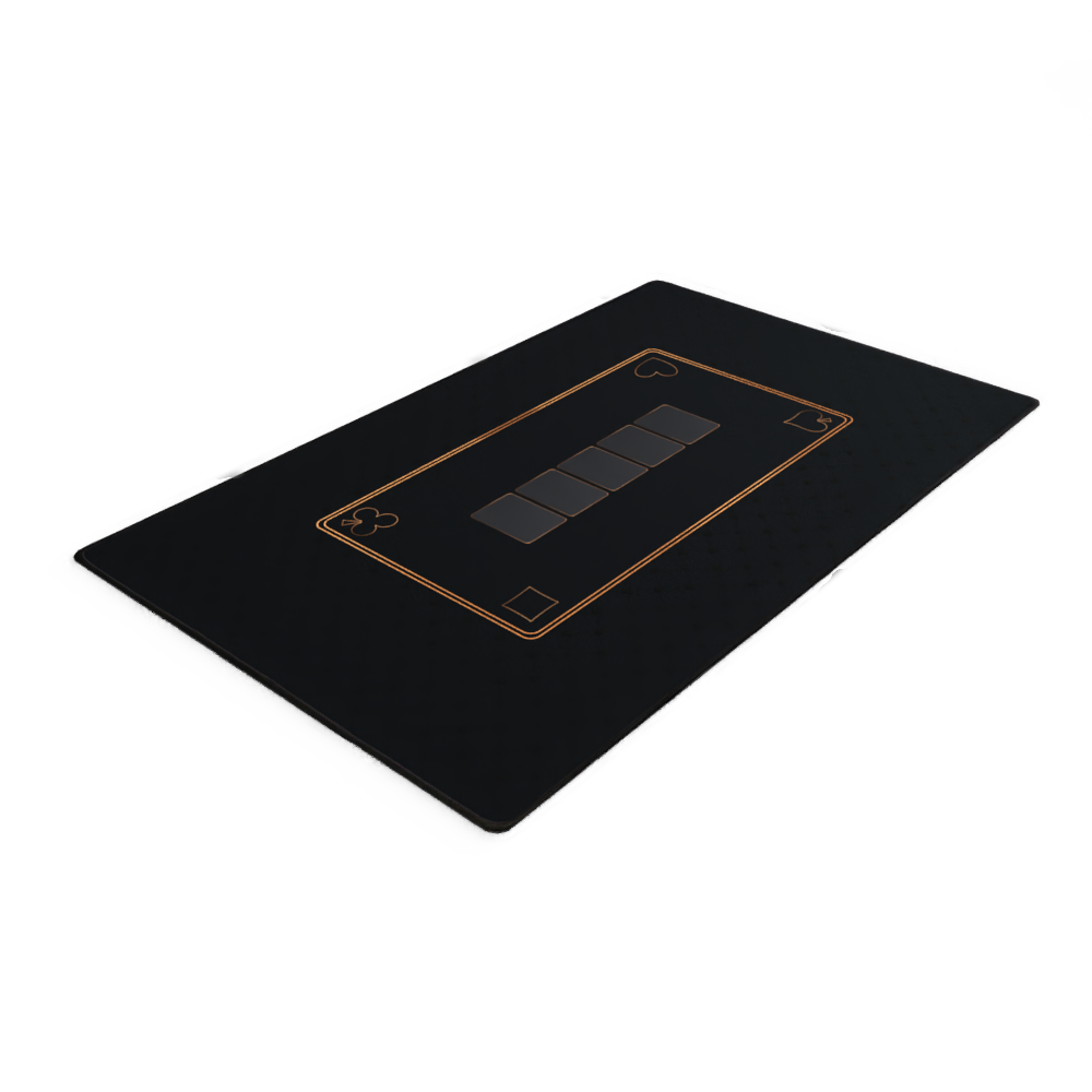 PLAYMAT Poker Black 100x60