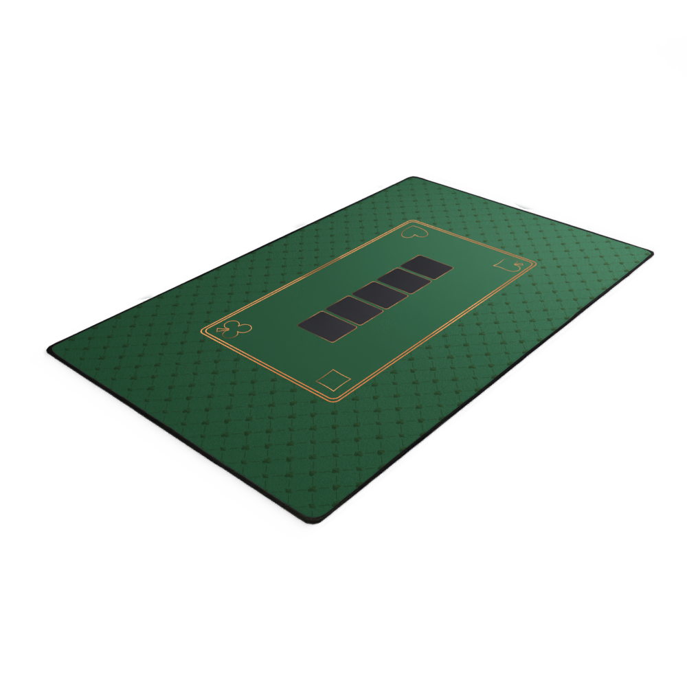 PLAYMAT Poker Green 100x60