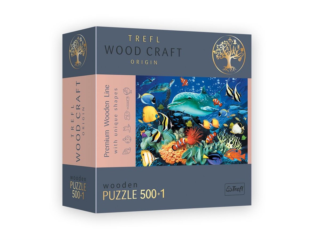 Wooden Puzzle 500 pcs - Sea Life