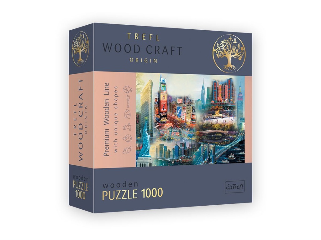Wooden Puzzle 1000 pcs - New York