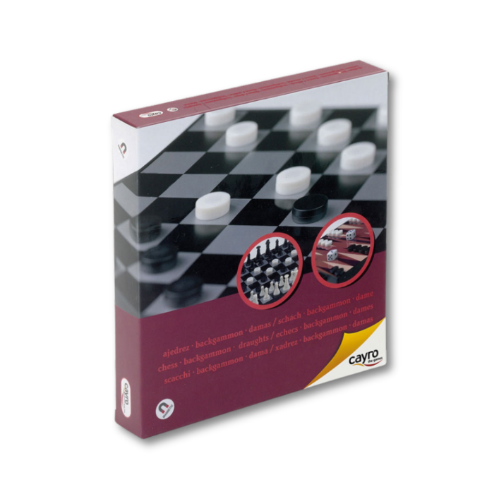 MAGNETIC DRAUGHTS-CHESS-BACKGAMMON