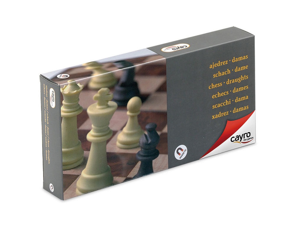 MAGNETIC CHESS AND DRAUGHTS MEDIUM