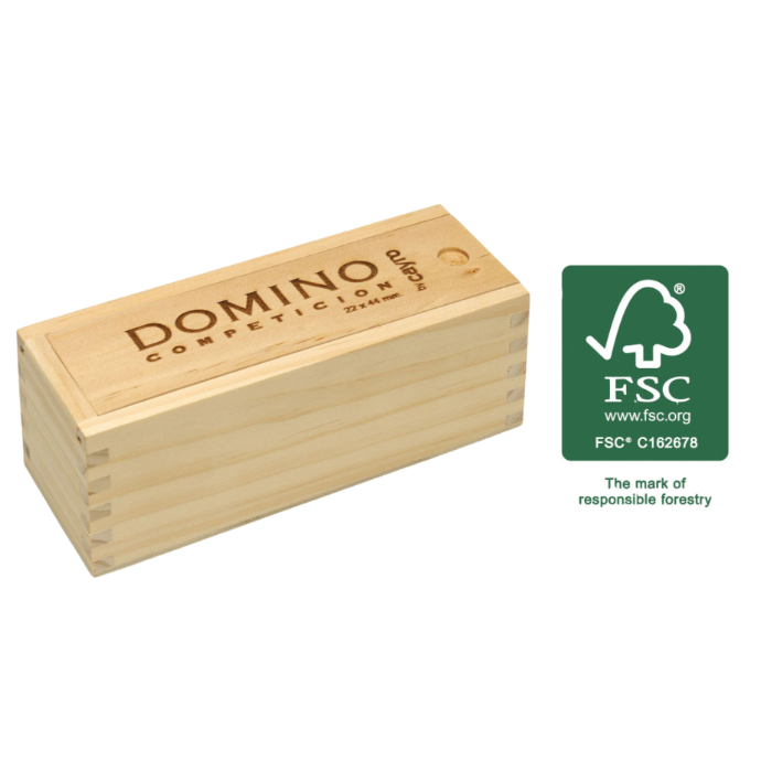 COMPETITION DOMINO WOODEN BOX