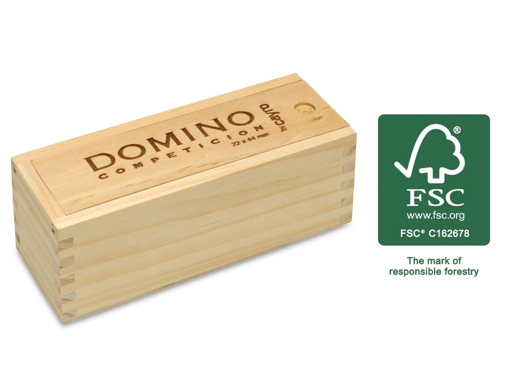 COMPETITION DOMINO WOODEN BOX