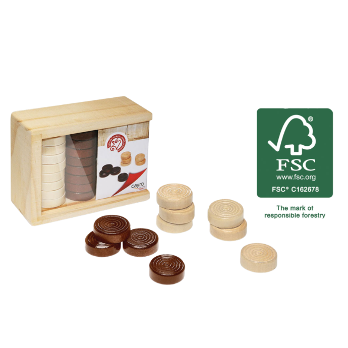 WOODEN DRAUGHTS ACC.