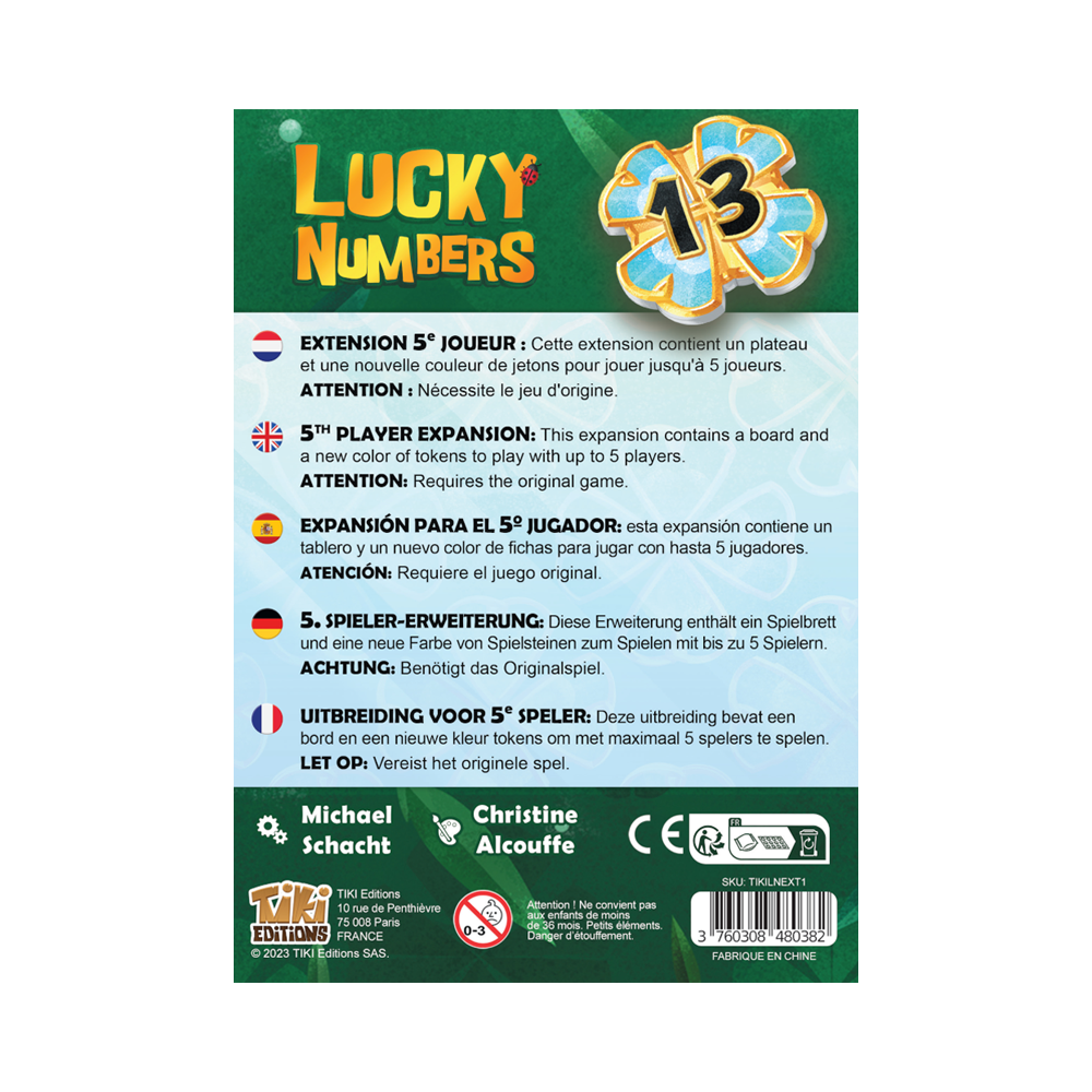 LUCKY NUMBERS - Uitbr. 5e Speler