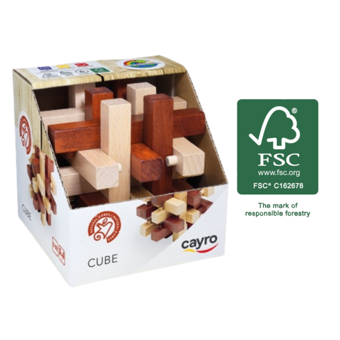CUBE 10X10 (FSC WOOD)