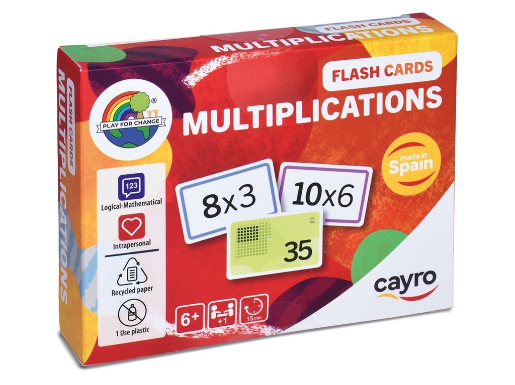 FLASH CARDS - Multiplications