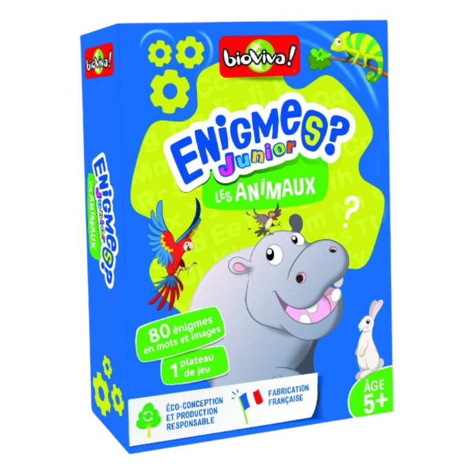 BIOVIVA - ÉNIGMES JUNIOR - LES ANIMAUX