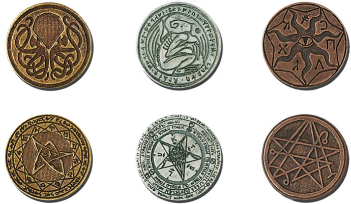 LEGENDARY METAL COINS - CTHULHU COIN SET