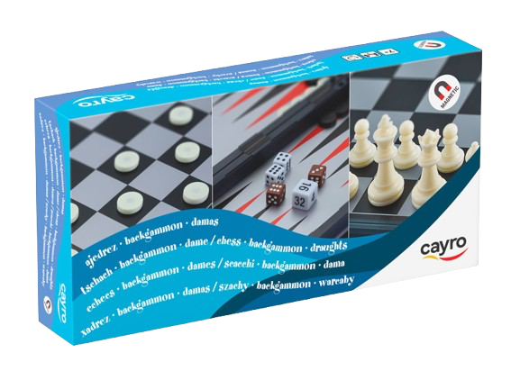 CAYRO - MAGNETIC CHESS-DRAUGHTS-BACKGAMMON