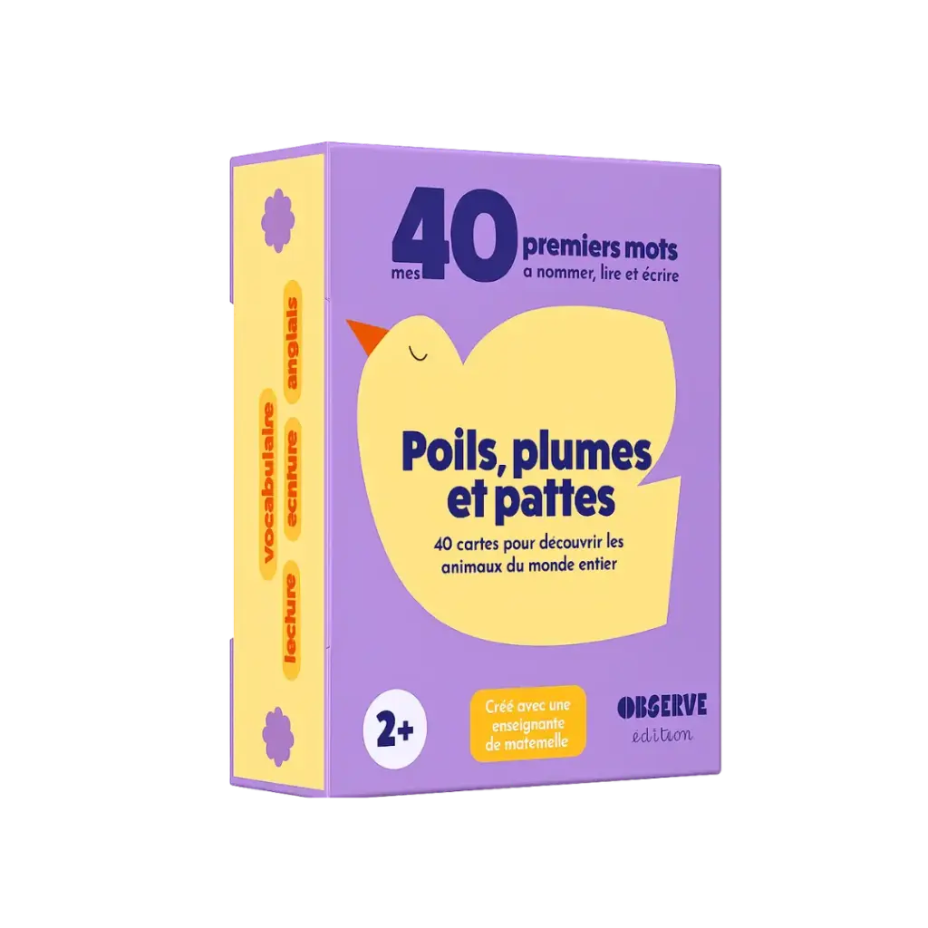 OBSERVE - MES 40 PREMIERS MOTS - POILS, PLUMES ET PATTES