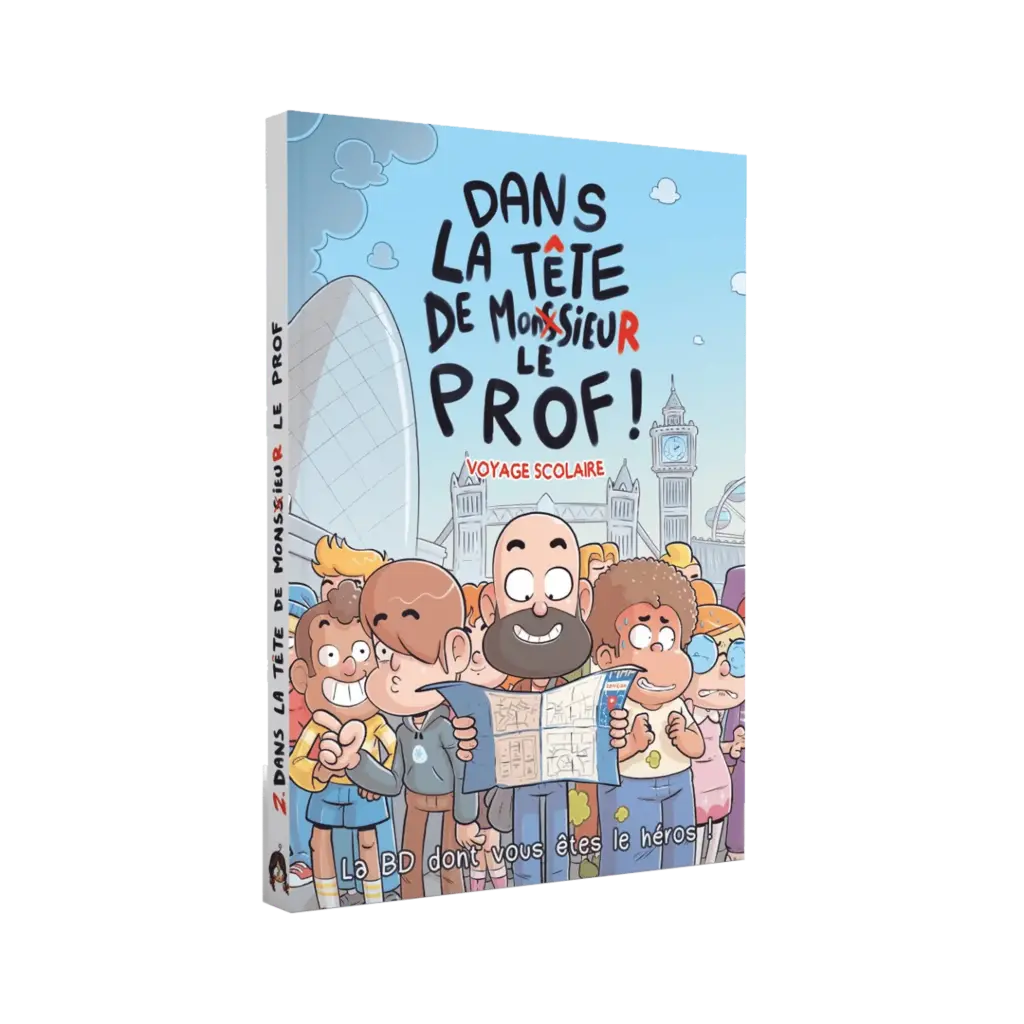 BD JEU - DANS LA TÊTE DE MONSIEUR PROF - VOYAGE À LONDRES