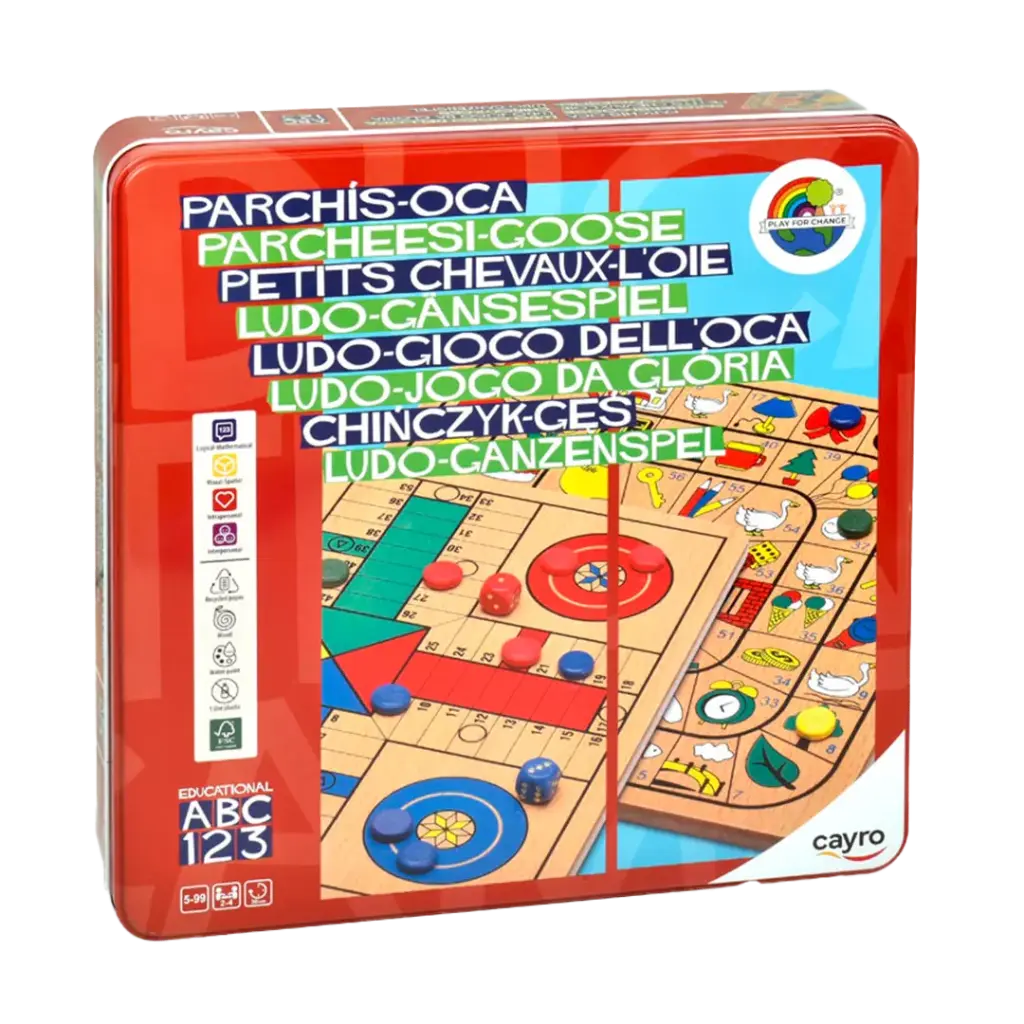 CAYRO - PARCHEESI - GOOSE METAL BOX