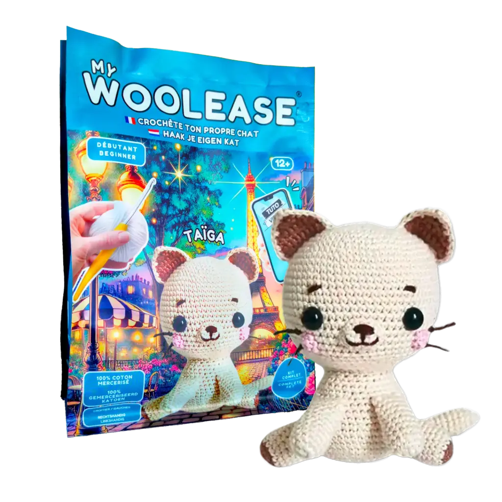 MY WOOLEASE - CROCHET KIT - TAÎGA THE CAT