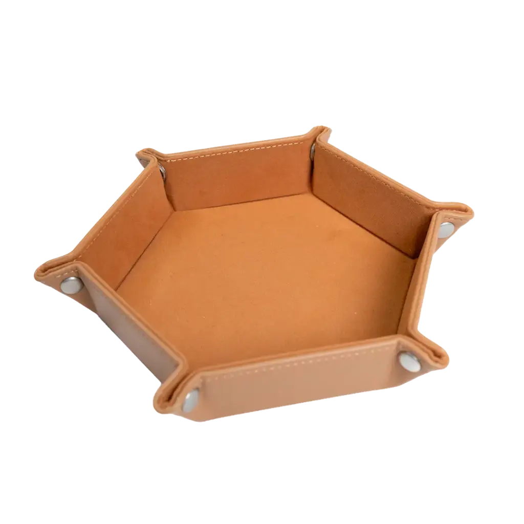 DICE TRAY DELUXE MAGNETIC - CARAMEL