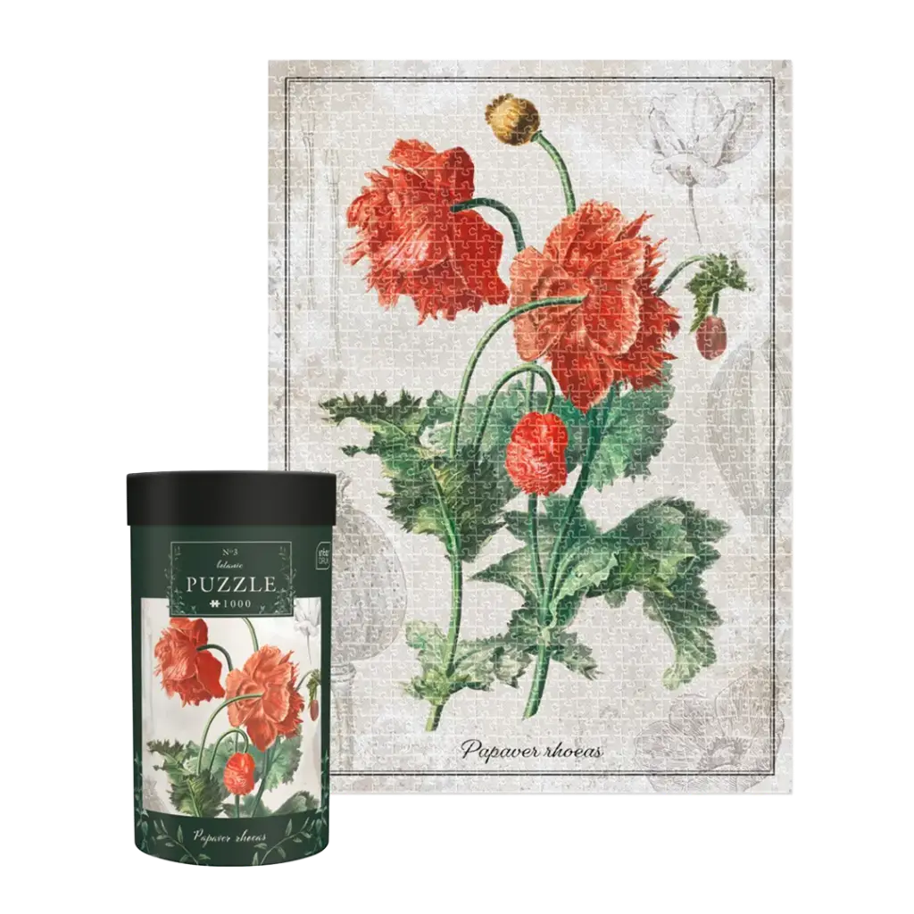 INTERDRUK - PUZZLE 1000 - BOTANIC POPPY