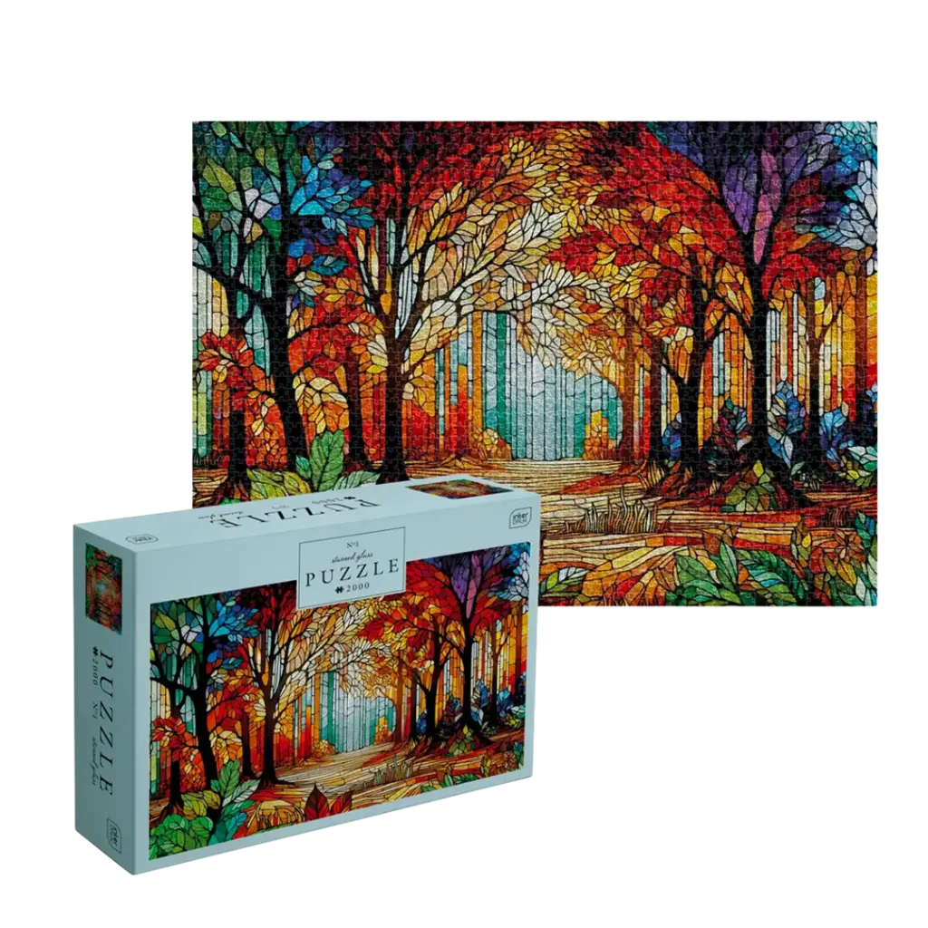 PUZZLE 2000 - STAINED GLASS 1