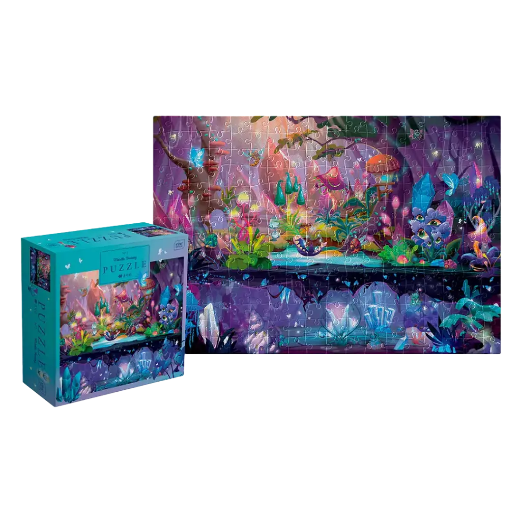 INTERDRUK - PUZZLE 500 - METALLIC FANTASY MAGIC FOREST