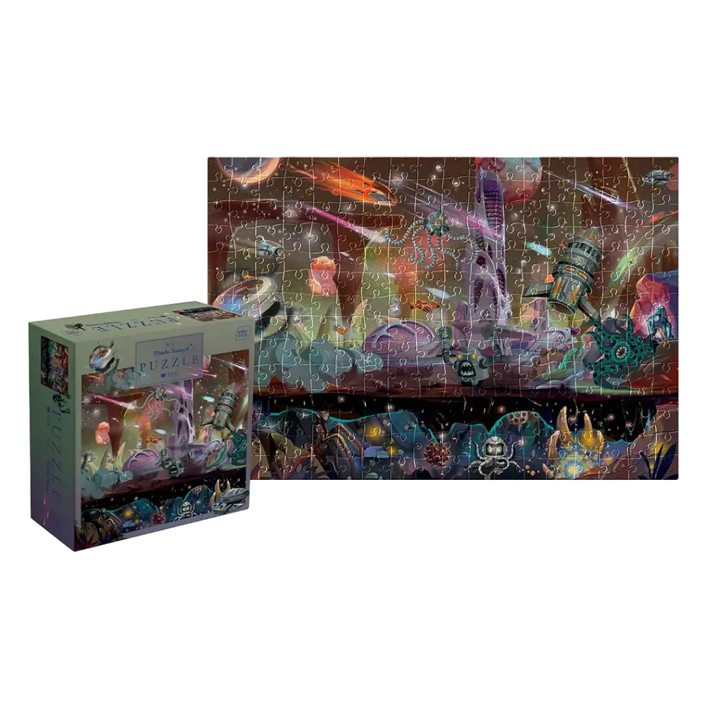 INTERDRUK - PUZZLE 500 - METALLIC FANTASY SPACE QUEST