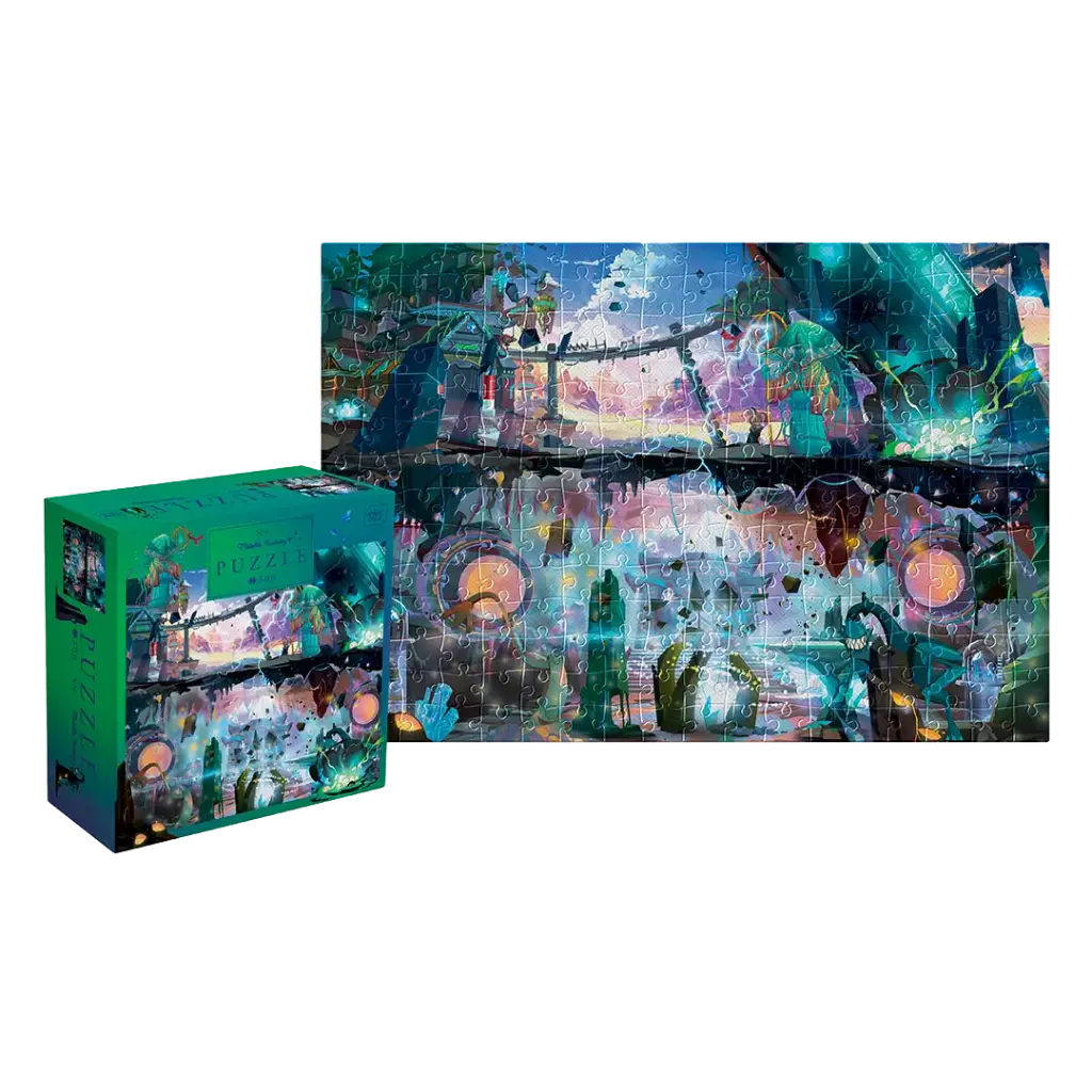 INTERDRUK - PUZZLE 500 - METALLIC FANTASY MYSTERIOUS CITY