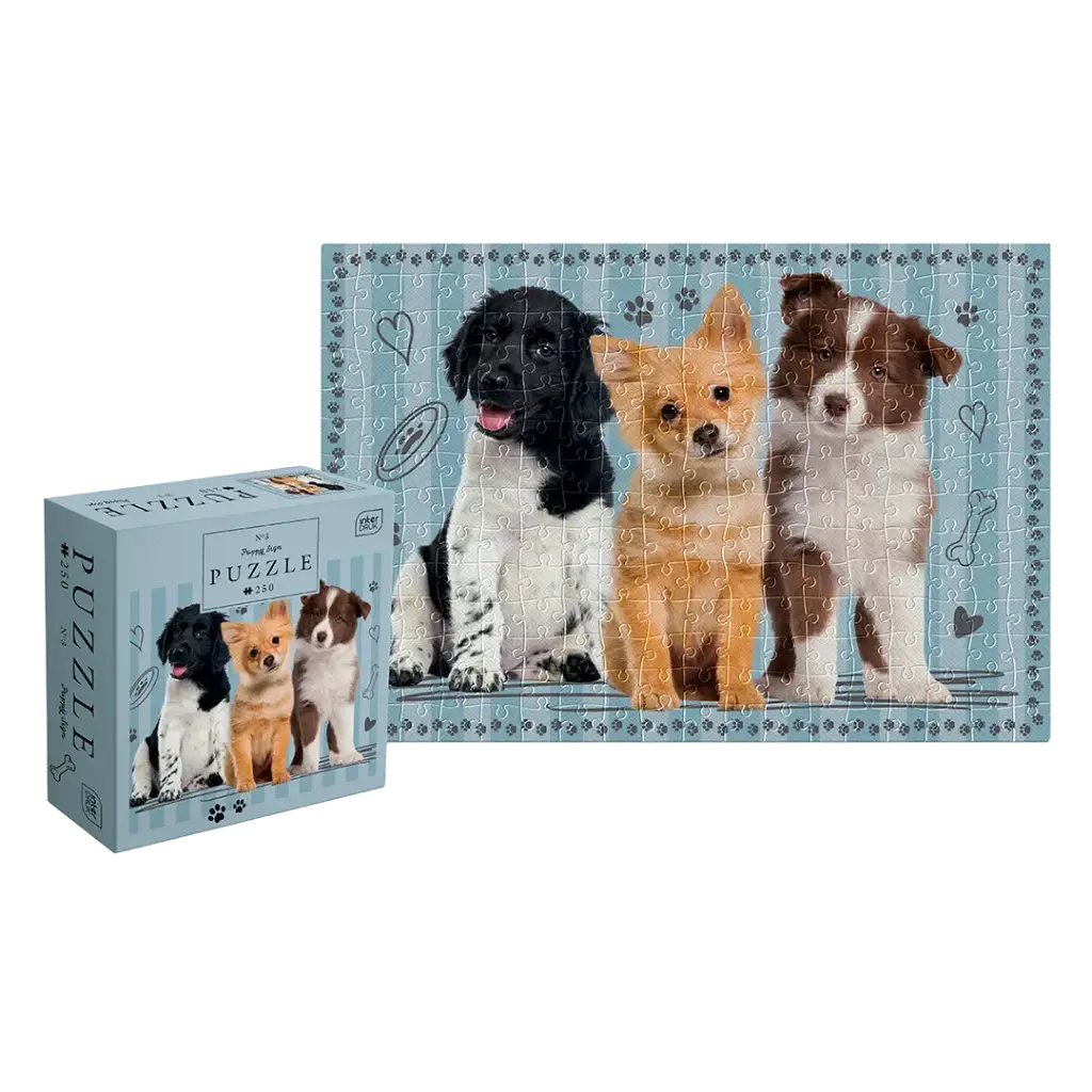 INTERDRUK - PUZZLE 250 - PUPPY SIGN 3